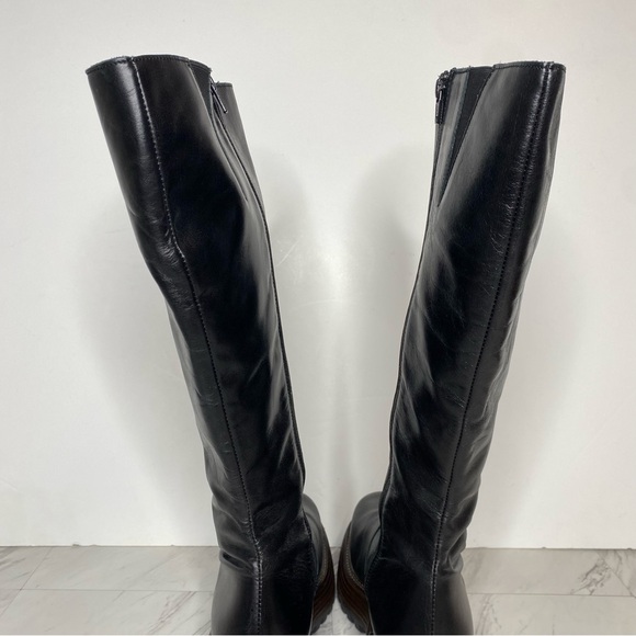 Free People Rhodes Chunky Platform Black Tall Boot 10 - Picture 5 of 15